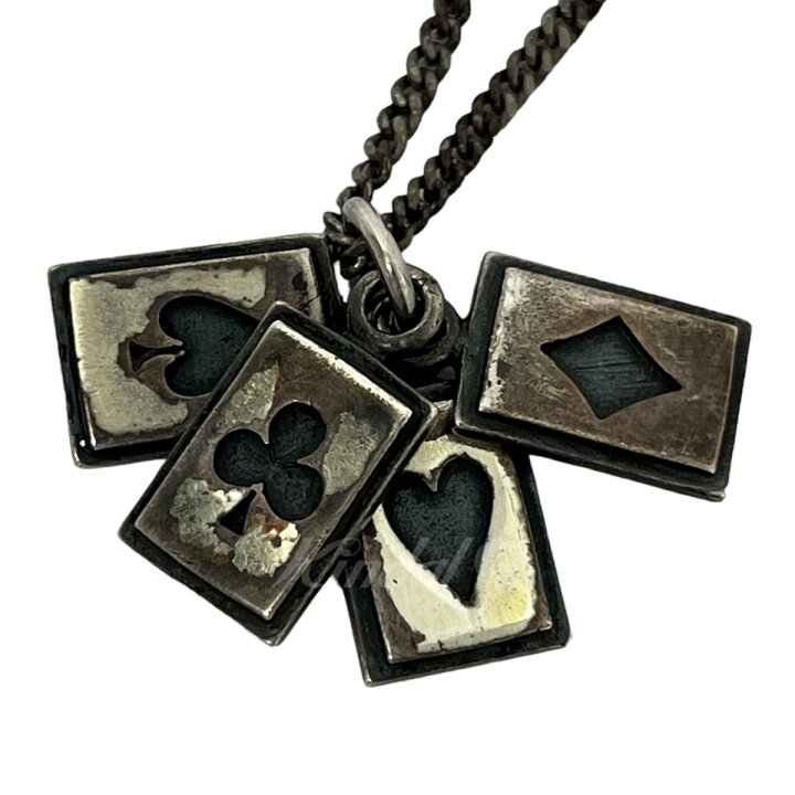 楽天市場】【中古】Maison Margiela11トランプネックレス シルバー  