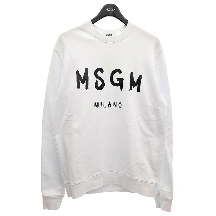 楽天市場】【中古】MSGM ロゴプリントスウェット 2000MM513 ホワイト  