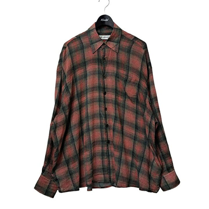 楽天市場】【中古】OUR LEGACY 23SS BORROWED SHIRT Big Lumbercheck  