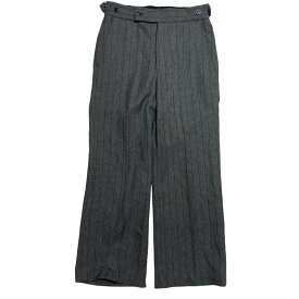 【中古】Needles2021AW Side Tab Trouser-Stripe Poly Cloth パンツ グレー サイズ：XS【価格見直し】