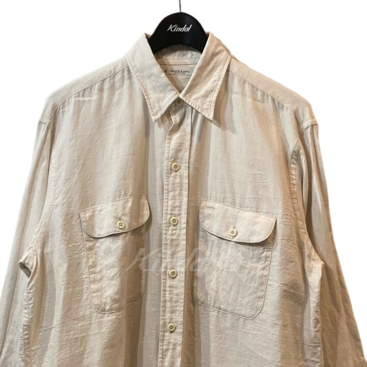 楽天市場】【中古】MAATEE＆SONSLINEN WORK SHIRT リネンワークシャツ 