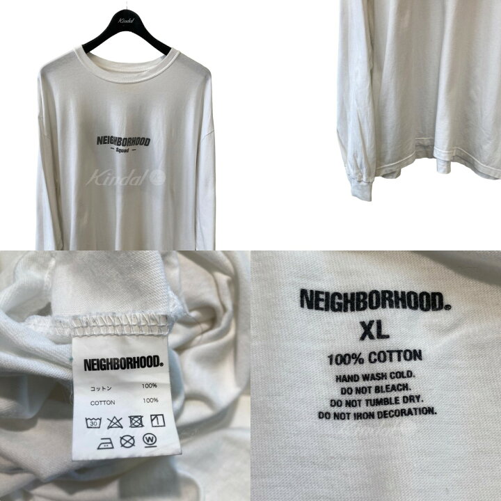 楽天市場】【中古】NEIGHBORHOOD Squad ロンT ホワイト サイズ：XL