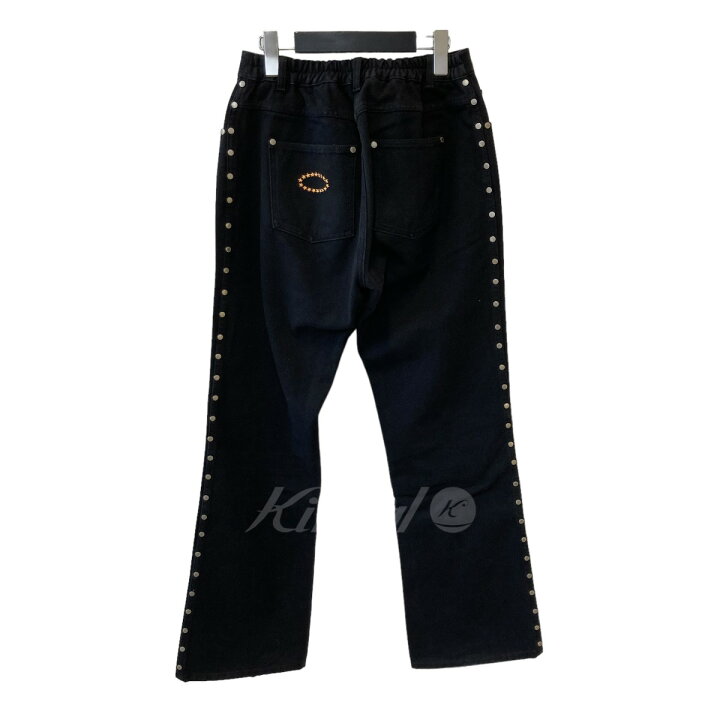 楽天市場】【中古】AFB スタッズデニムパンツ ブラック サイズ：L  