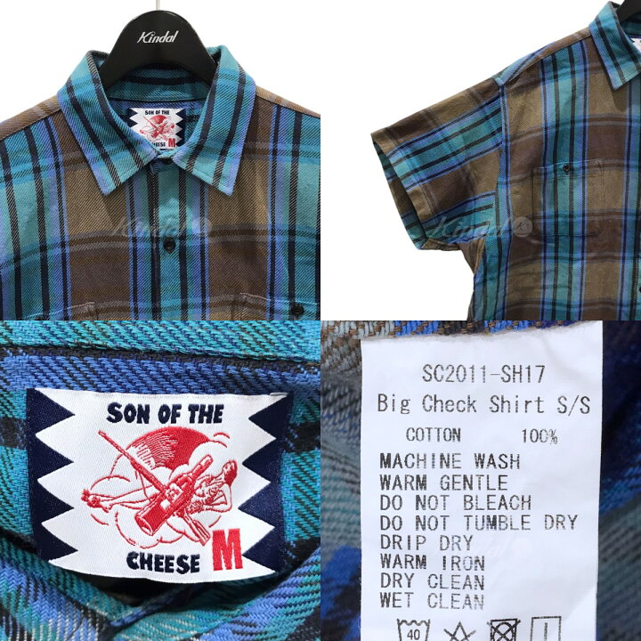 楽天市場】【中古】Son of the Cheese チェック柄半袖シャツ Big Check 