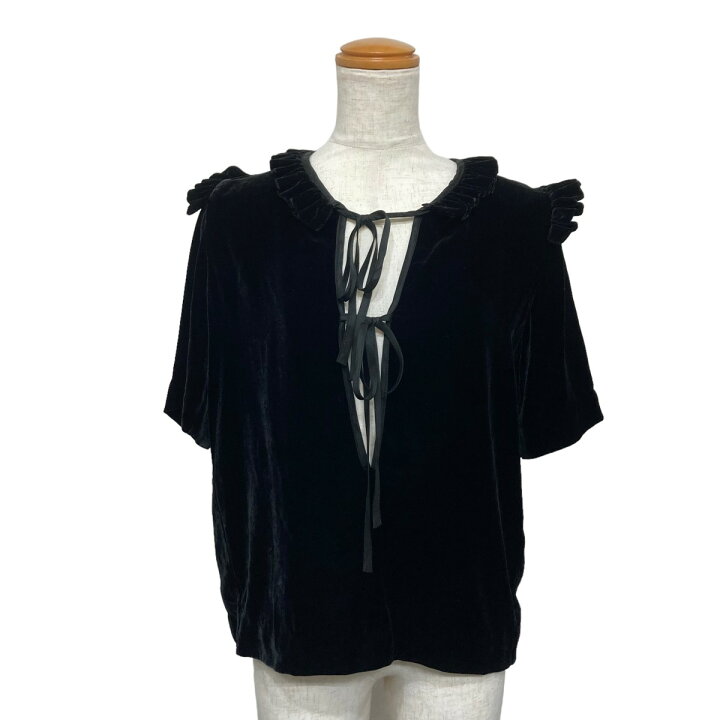 楽天市場】【中古】Cecilie Bahnsen ベロアブラス ブラック サイズ 