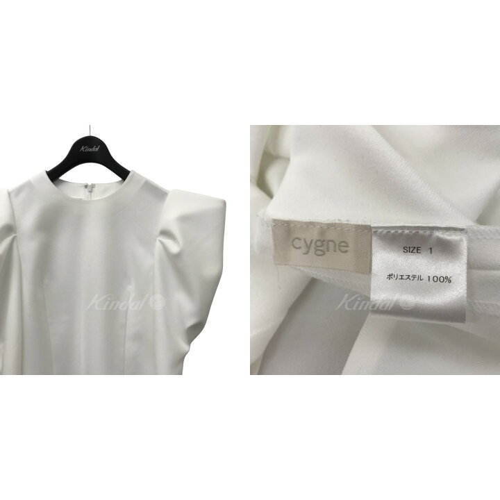 楽天市場】【中古】cygneとんがりパフスリーブブラウス ホワイト 