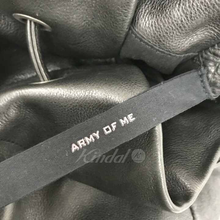 楽天市場】【中古】ARMY OF ME スカーステッチレザーバックパック 