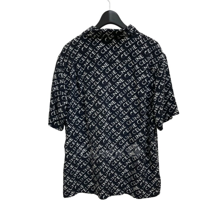 楽天市場】【中古】CELINEロゴ総柄シルク半袖シャツ ハワイアンシャツ 