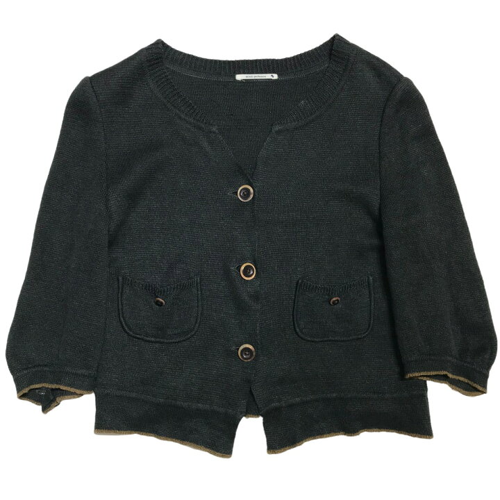 楽天市場】【中古】mina perhonennostalgia ニットジャケット グリーン  