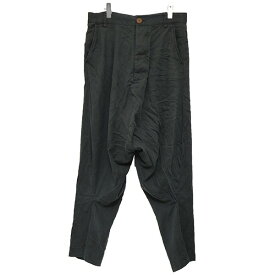 【中古】Vivienne Westwood MAN　プレーンマジェスティックトラウザーズ　サルエルパンツ ブラック サイズ：48 【210324】（ヴィヴィアンウエストウッドマン）