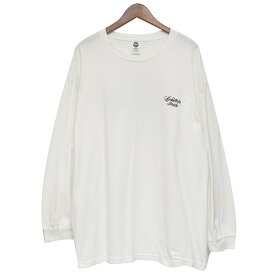 【中古】TOKYO INDIANSバックプリントロングスリーブTシャツ ホワイト サイズ：XL【価格見直し】