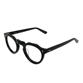 【中古】Lesca Lunetier　Pica ブラックフレーム眼鏡 ブラック 【210324】（レスカルネティエ）