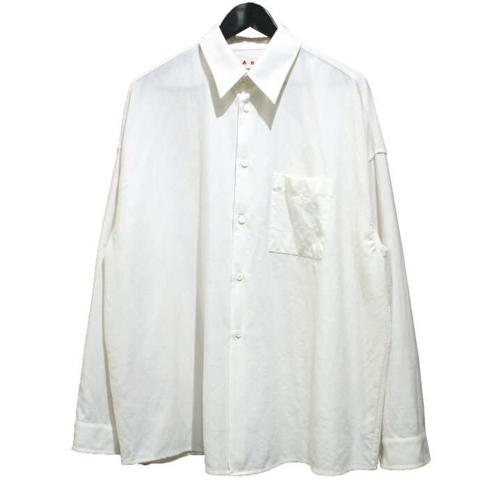 楽天市場】【中古】MARNI 23AW トロピカルウールシャツ 長袖シャツ 
