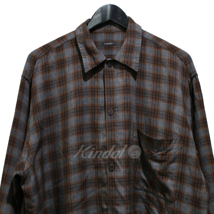 楽天市場】【中古】COMOLI 19SS レーヨンオープンカラーシャツ 長袖 