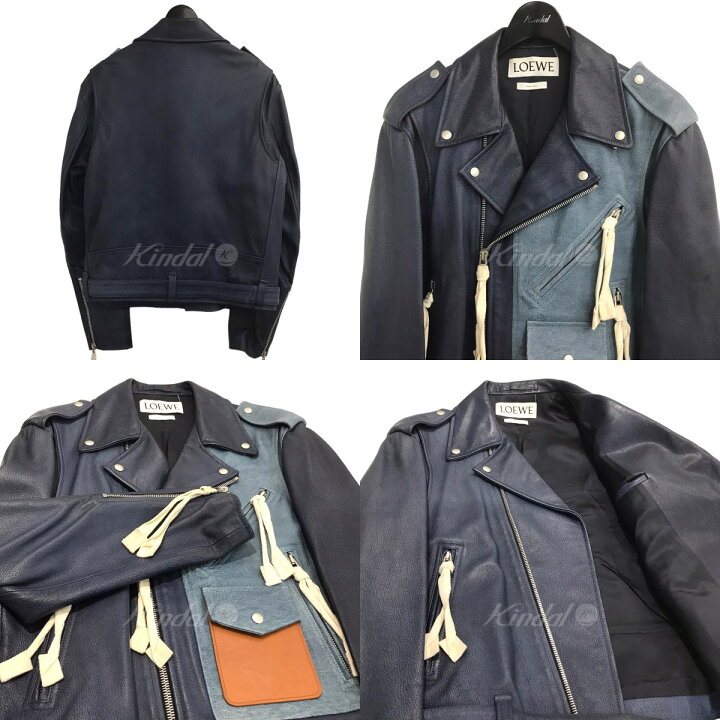 楽天市場】【中古】LOEWEアナグラムロゴポケットレザー ダブル 