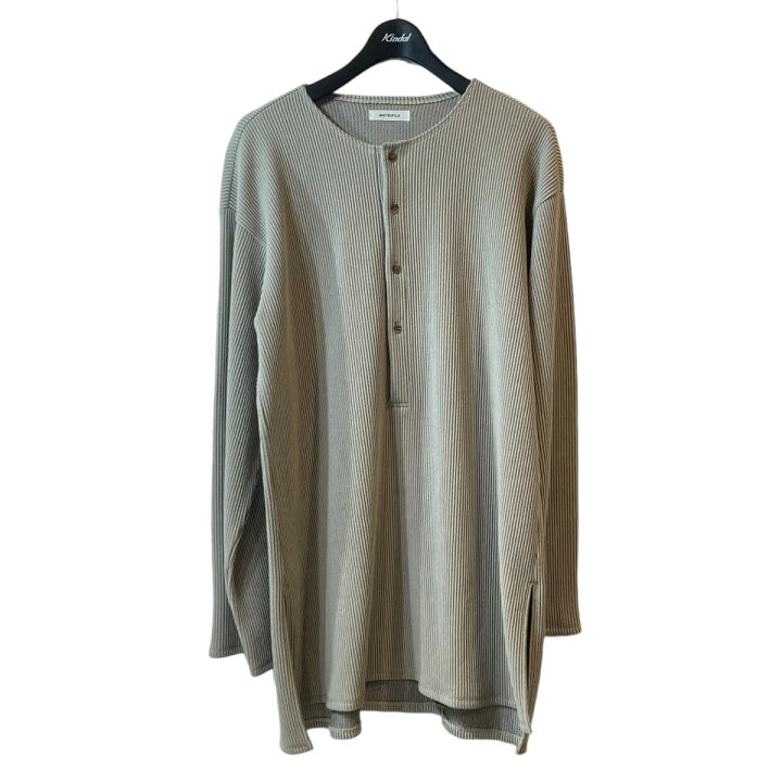 楽天市場】【中古】MATSUFUJI RIPPLE STRIPE HENRY-NECK SHIRT シャツ 