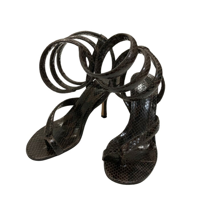 楽天市場】【中古】BOTTEGA VENETA スパイラルサンダル ブラウン 