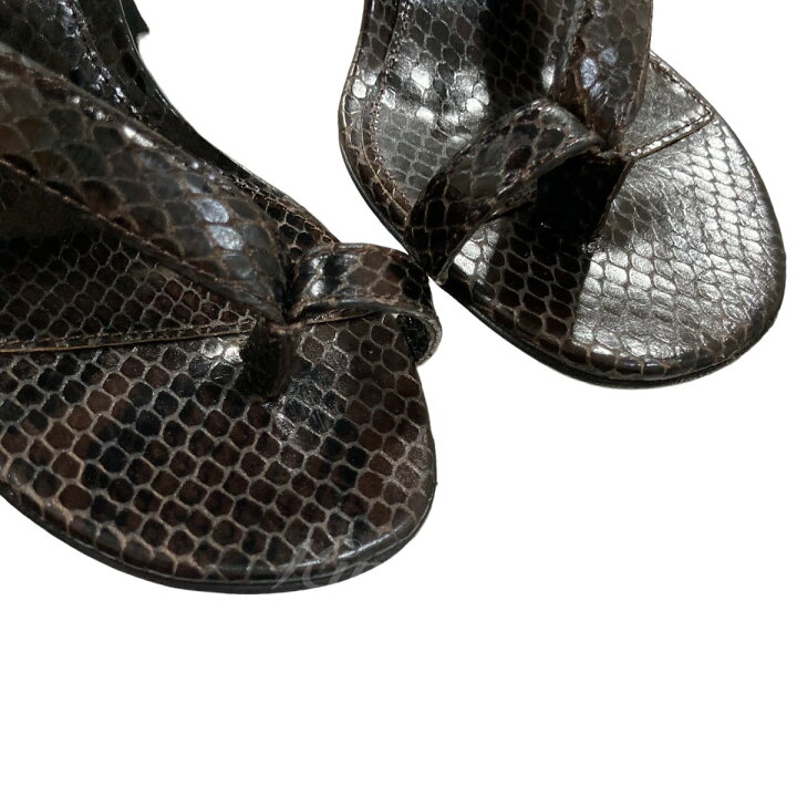 楽天市場】【中古】BOTTEGA VENETA スパイラルサンダル ブラウン 