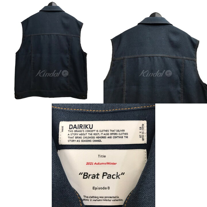 楽天市場】【中古】DAIRIKU 21AW｢Steve Vest｣ノースリーブベスト 