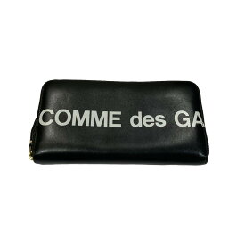 【中古】COMME des GARCONS　CDG HUGE LOGO 長財布 SA0111HL ブラック 【230324】（コムデギャルソン）
