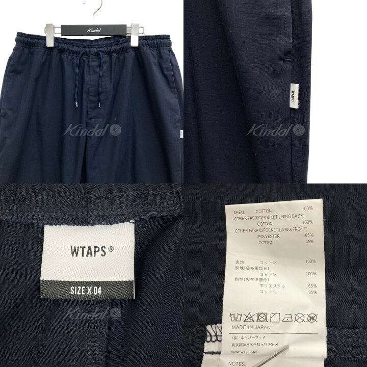 楽天市場】【中古】WTAPS イージーパンツ 232TQDT-PTM01 ネイビー 