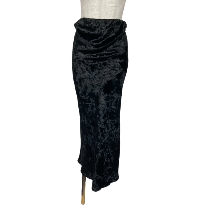 楽天市場】【中古】ENOF velvet long skirt ブラック サイズ：SIZE S 