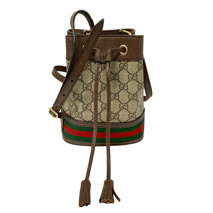 楽天市場】【中古】GUCCI オフィディア GG ミニバケットバッグ 550620 