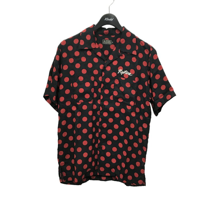 楽天市場】【中古】HYSTERIC GLAMOUR DOT総柄 SEE NO EVIL刺繍 半袖 