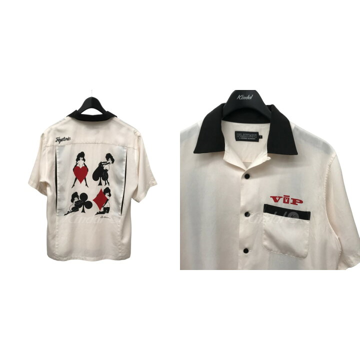 楽天市場】【中古】HYSTERIC GLAMOUR×PLAY BOY FEMLINS BOWLING SHIRT 