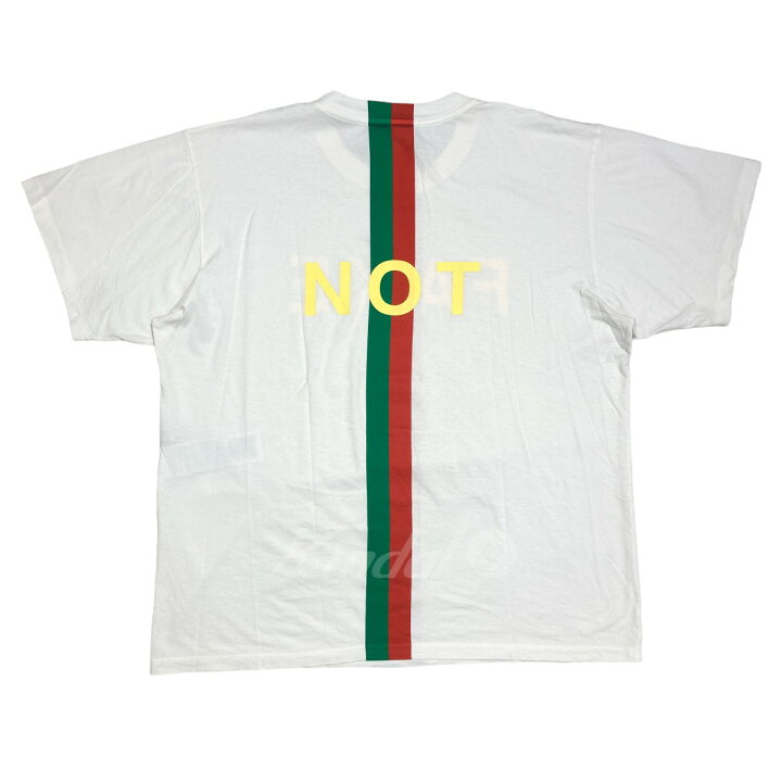 楽天市場】【中古】GUCCIFAKE NOT プリントTシャツ ホワイト サイズ：M 