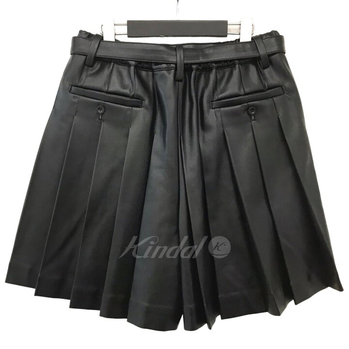 楽天市場】【中古】sacai 2024SS｢Faux Leather Shorts｣フェイクレザー  