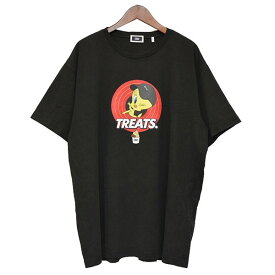 【中古】KITH×RIEHATA×TWEETY　2022SS　プリントTシャツ ブラック サイズ：XL 【240324】（キス×リエハタ×トゥイーティ）