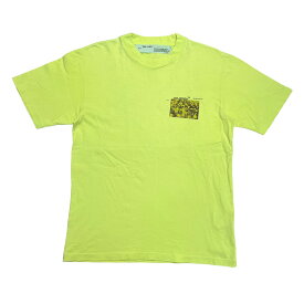 【中古】OFFWHITE　プリントTシャツ イエロー サイズ：S 【230324】（オフホワイト）