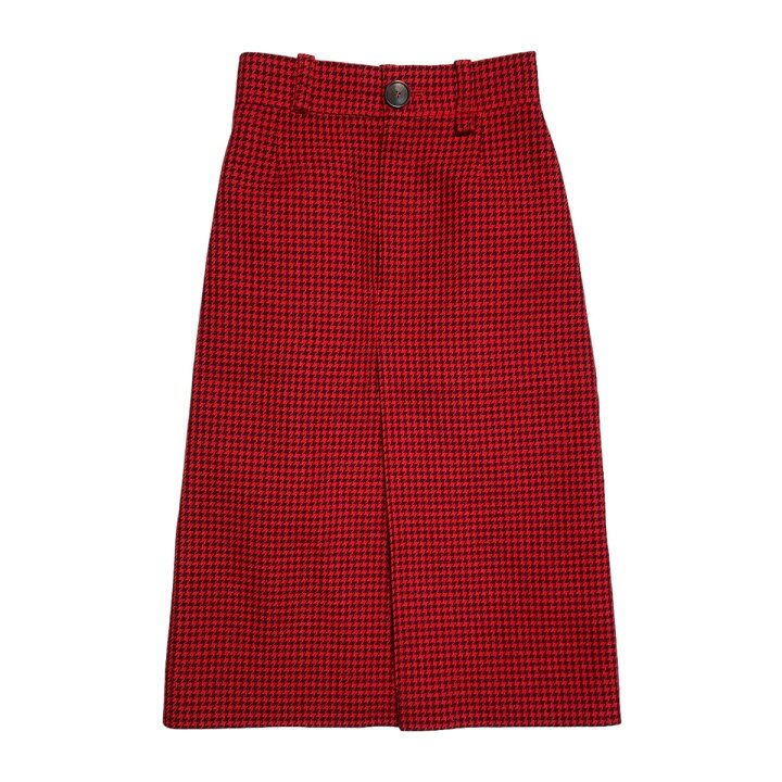 楽天市場】【中古】BALENCIAGA千鳥柄 フロントスリットスカート 