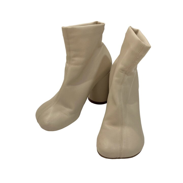 楽天市場】【中古】MM6 Maison Margiela エコレザーアンクルブーツ 