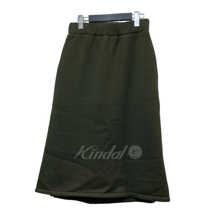楽天市場】【中古】HYKE ニットロングスカート オリーブ サイズ：1 