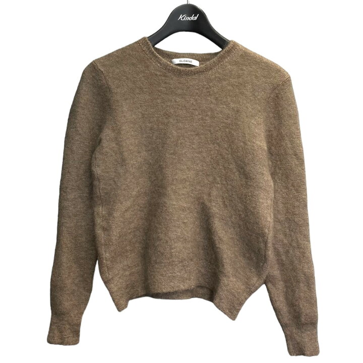 楽天市場】【中古】SLOANE モヘヤシルククルーネックニット ブラウン 