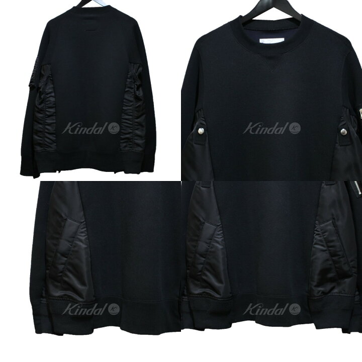 楽天市場】【中古】sacai 24SS Sponge Sweat x Nylon Twill Pullover 