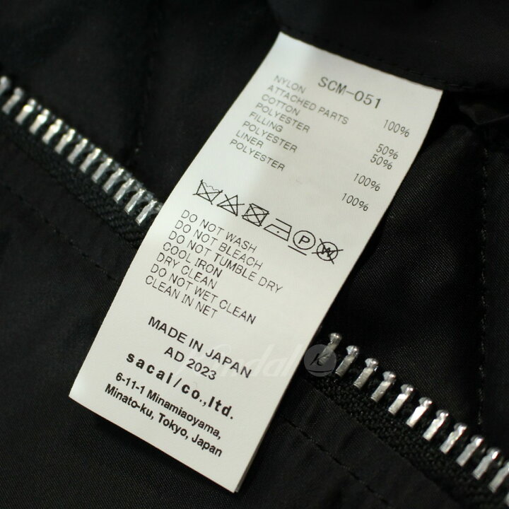 楽天市場】【中古】sacai 24SS Nylon Twill Blouson ナイロンツイル 