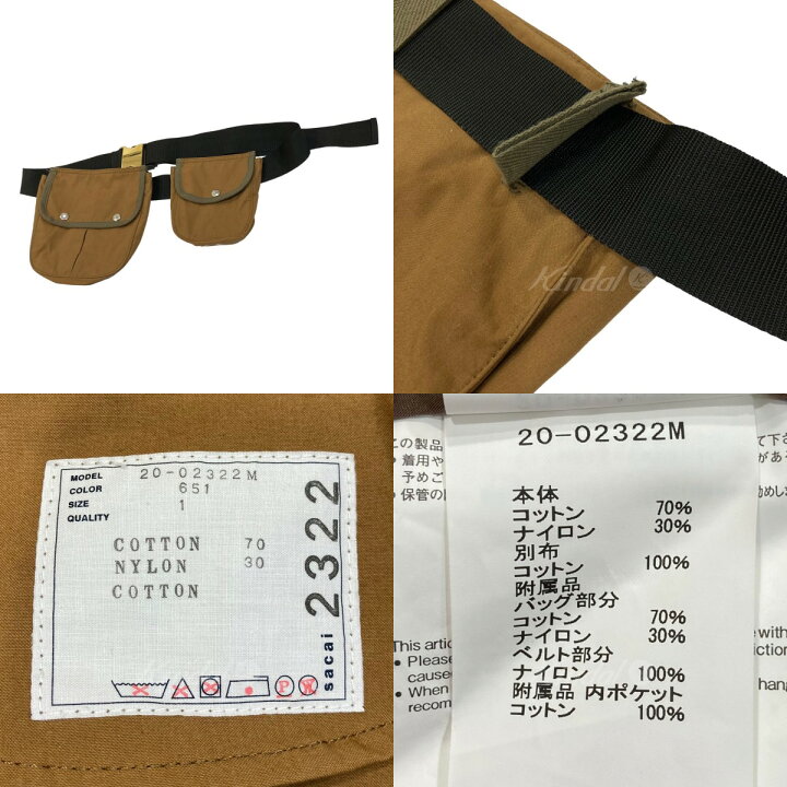 楽天市場】【中古】sacai Cotton Oxford Jacket ショルダーバッグ付き 