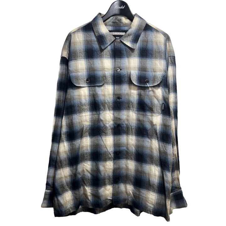 楽天市場】【中古】NEIGHBORHOOD ｢BLOCKOMBRE SHIRT LS｣ オンブレ 