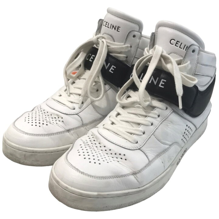 楽天市場】【中古】CELINE「CT-03」ハイカットスニーカー ホワイト  