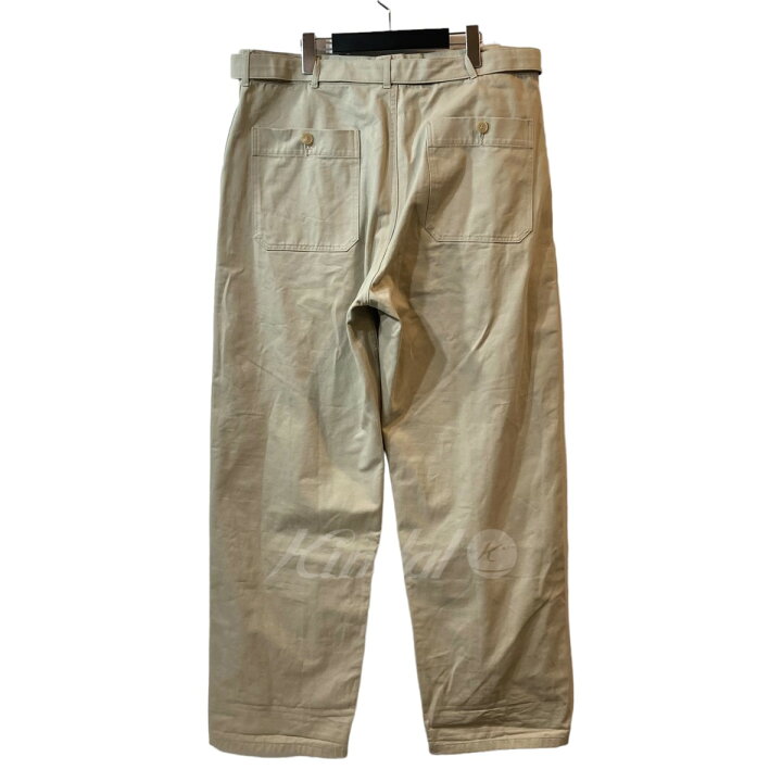 楽天市場】【中古】AURALEE HARD TWIST FINX HEAVY CHINO BELTED 