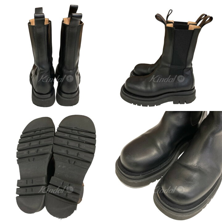楽天市場】【中古】BOTTEGA VENETAラグブーツ ブラック サイズ：38 