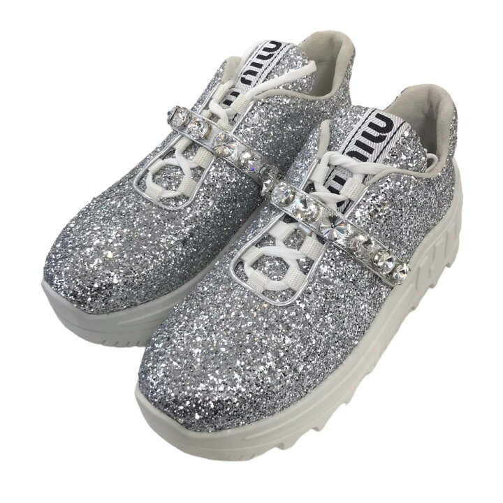 楽天市場】【中古】miu miu「GLITTER13」グリッターファブリック  