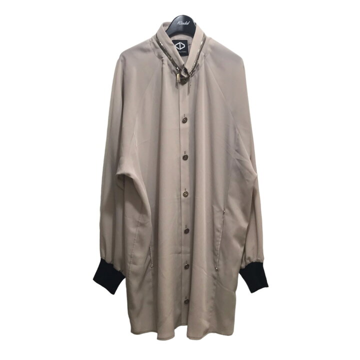 楽天市場】【中古】ACUOD by CHANU ジップロングシャツ ベージュ 