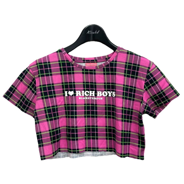 THE BLACK EYE PATCH クロップドTシャツ