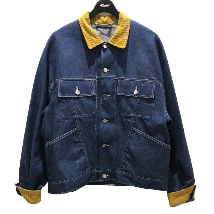 楽天市場】【中古】E．TAUTZ 襟コーデュロイ切替デニムジャケット 