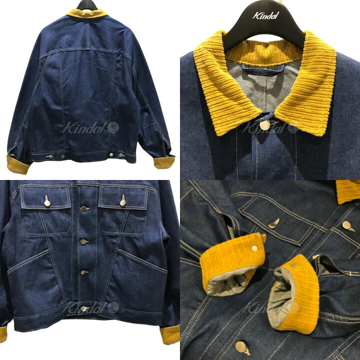 楽天市場】【中古】E．TAUTZ 襟コーデュロイ切替デニムジャケット 