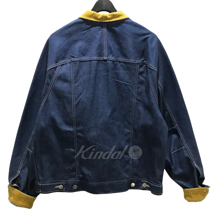 楽天市場】【中古】E．TAUTZ 襟コーデュロイ切替デニムジャケット 